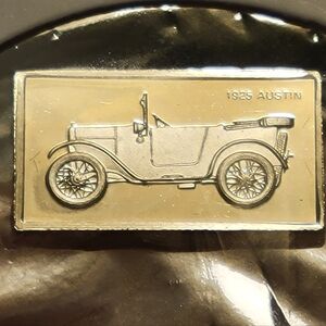 Vintage 1925 Austin Car - 1.6 Gram .925 Sterling Silver Mini Bar Ingot Coin